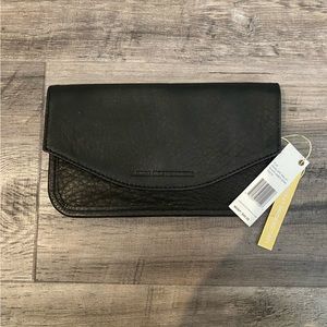 NWT - Aimee Kestenberg Black Leather Wallet